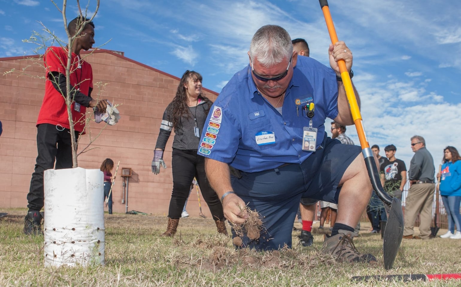 Planting more trees in the community.